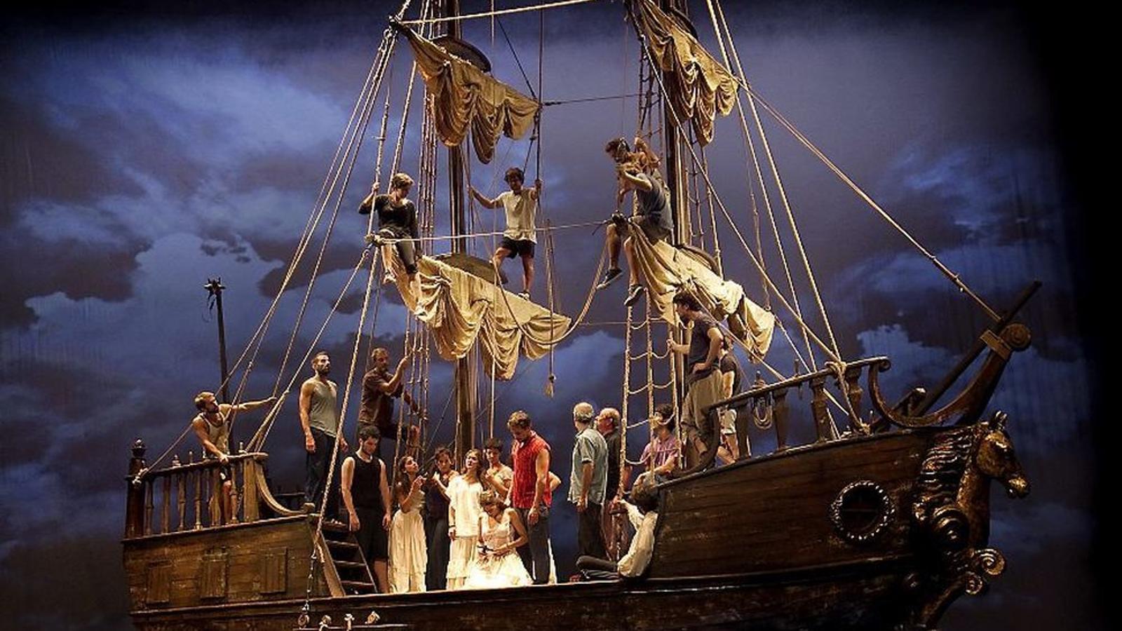Imatge de l'obra 'Mar i cel' al Teatre Victòria