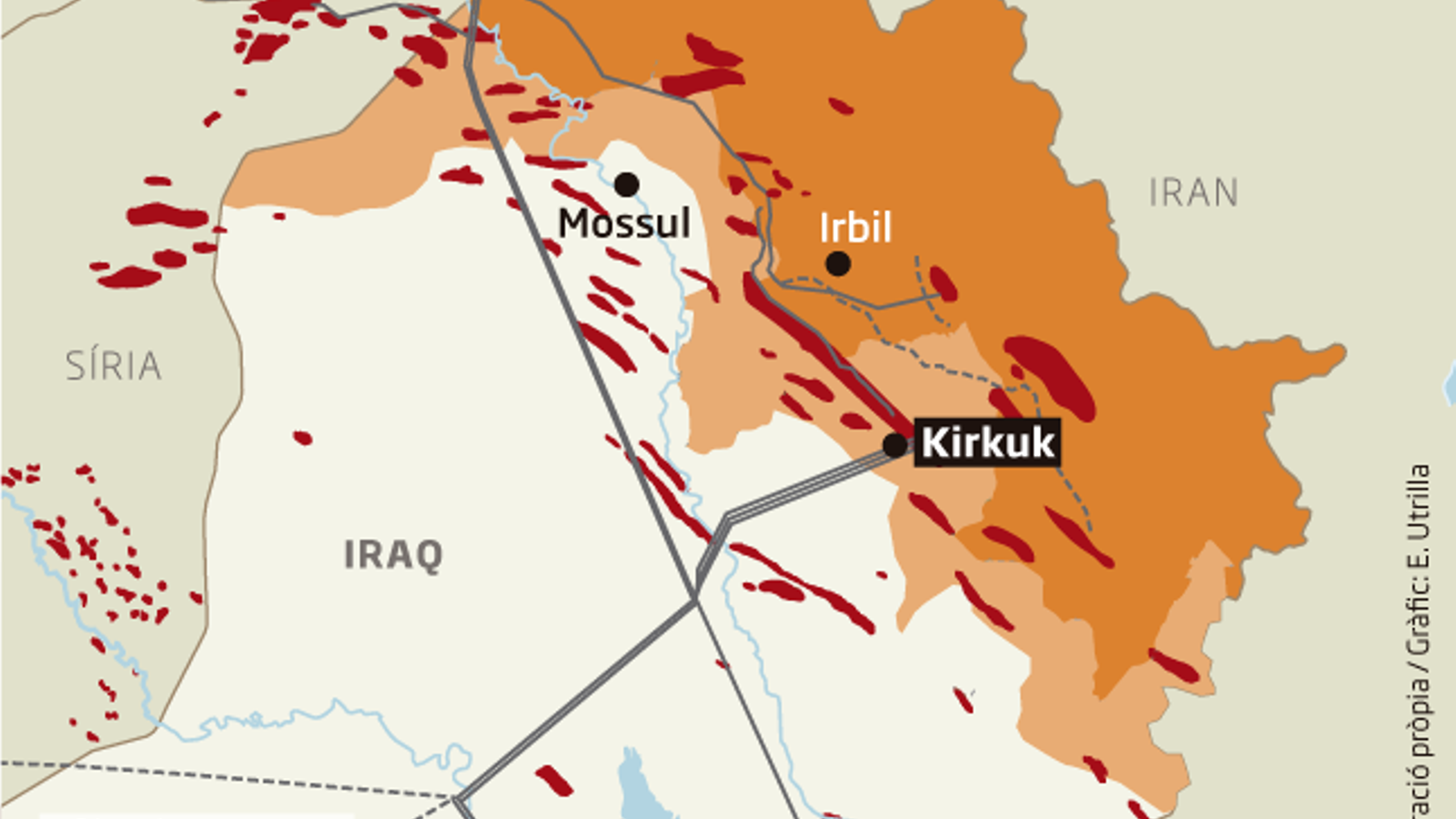 L’exèrcit iraquià entra a Kirkuk  en represàlia pel referèndum kurd