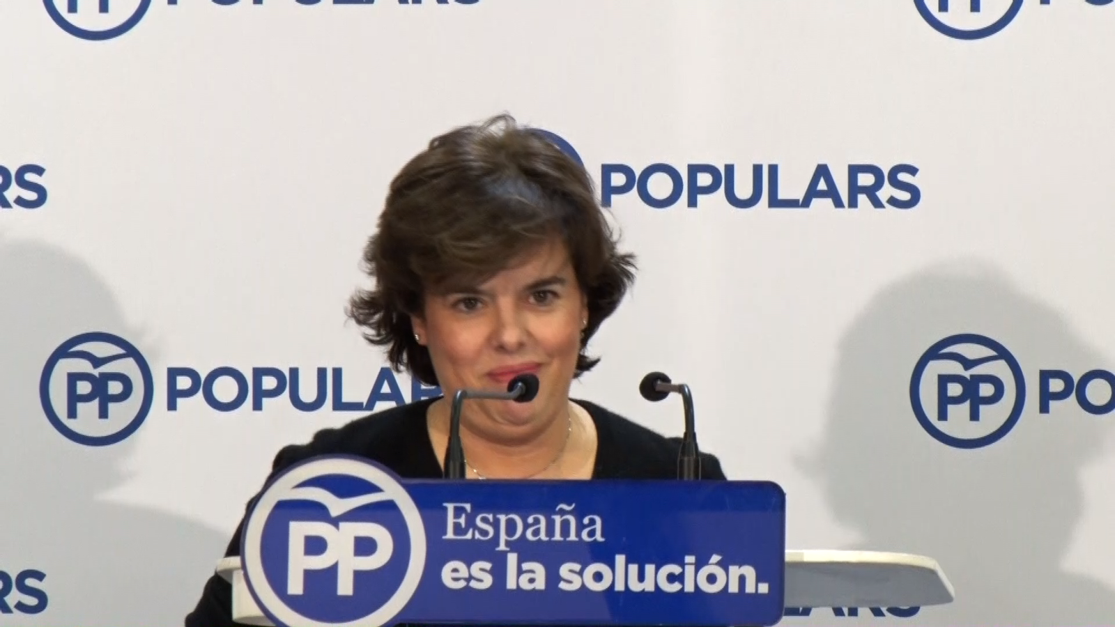 Soraya Sáenz de Santamaría es vanta d’haver “escapçat” els líders d'ERC i JxCat, fa broma sobre la liquidació del Diplocat i demana el vot per “seguir liquidant l’independentisme”