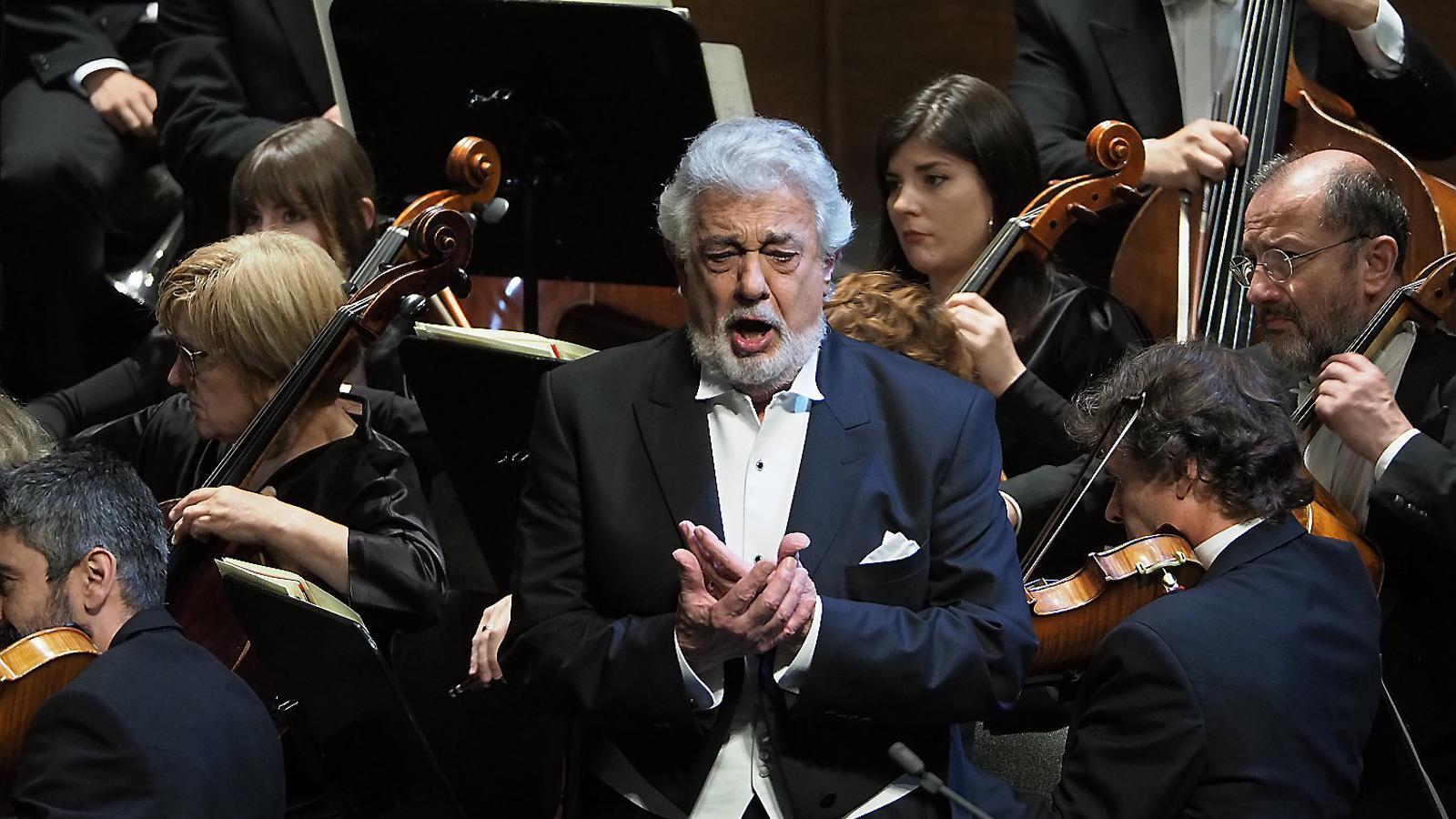 Plácido Domingo en 
 Un moment  Del recital al  Gran Teatre del Liceu. / ANTONI BOFILL / LICEU