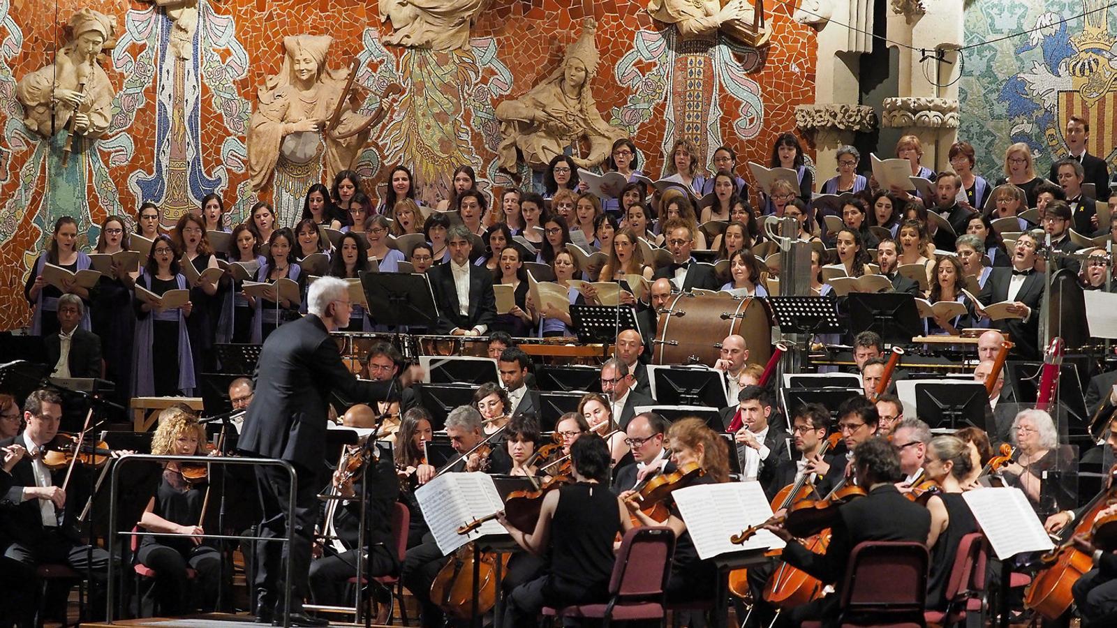 Un moment del concert del Palau de la Música. / ANTONI BOFILL / PALAU DE LA MÚSICA