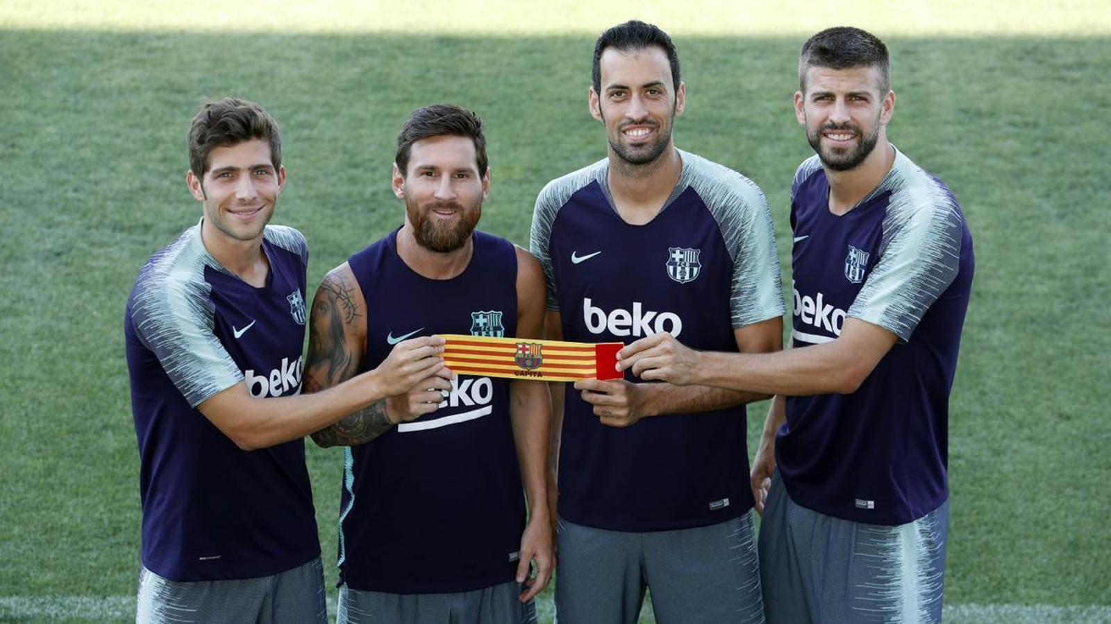 Els quatre capitans / FC BARCELONA