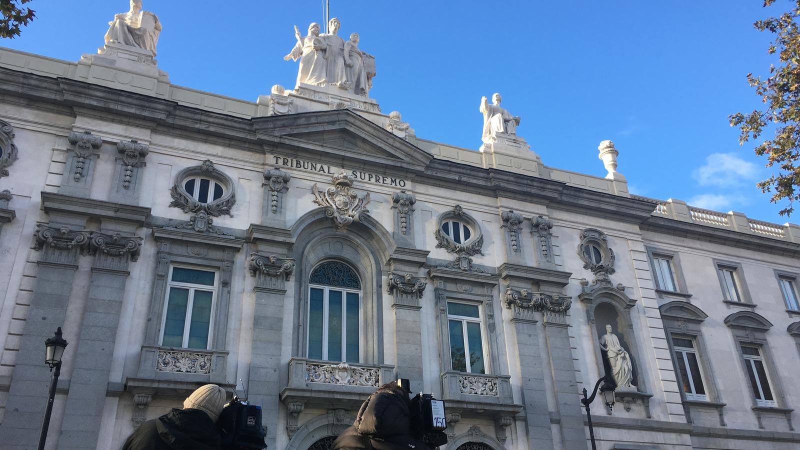 L'edifici del Tribunal Suprem, a Madrid, on es reuneixen els magistrats per decidir sobre els impostos hipotecaris / ARA