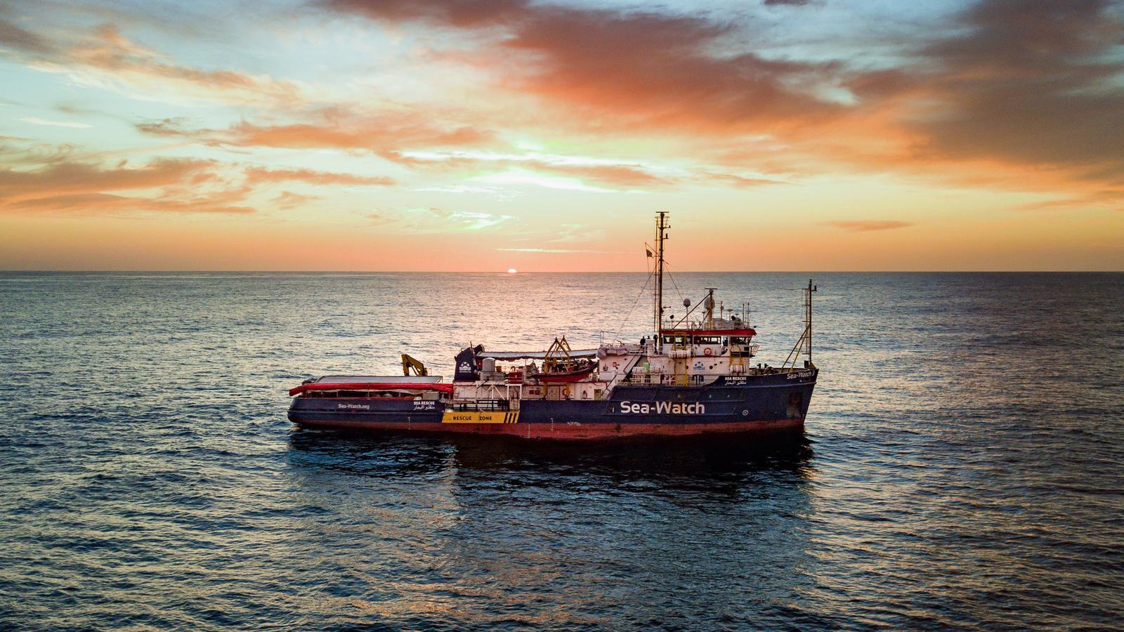 El vaixell Sea-Watch 3 té bandera holandesa. / Doug Kuntz / Sea-Watch