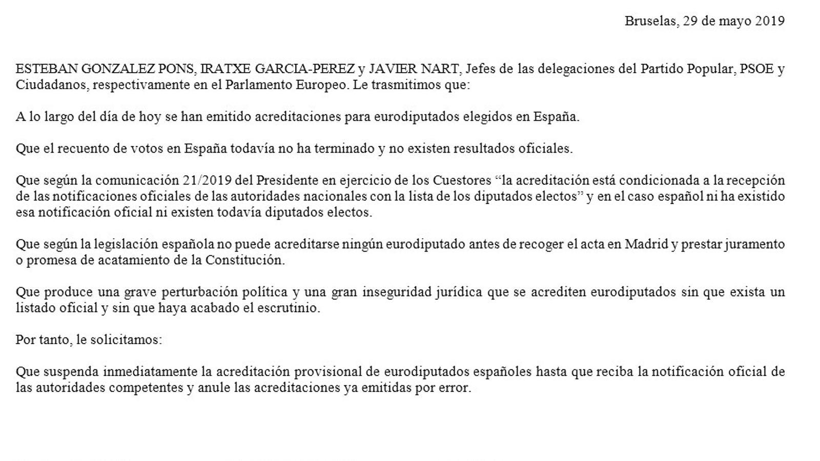 L'Eurocambra impedeix l'entrada de Puigdemont i Comín fins que no tinguin l'acta d'eurodiputat