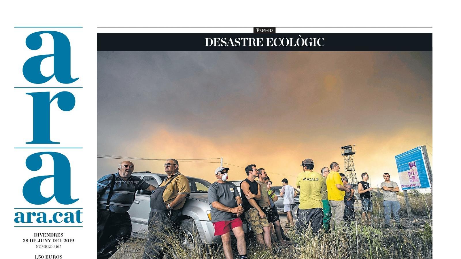"Desolació", la portada de l'Ara