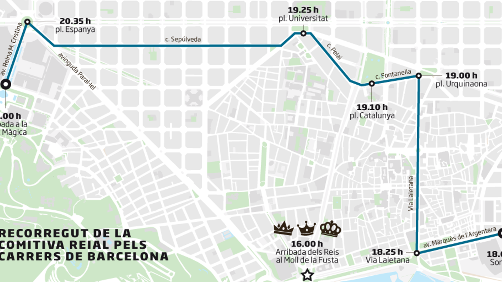 Barcelona mirarà al futur amb una Cavalcada de Reis amb més llum que mai