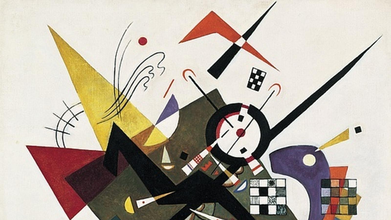 Obra de Vasili Kandinski del 1923 quan col·laborava amb la Bauhaus.