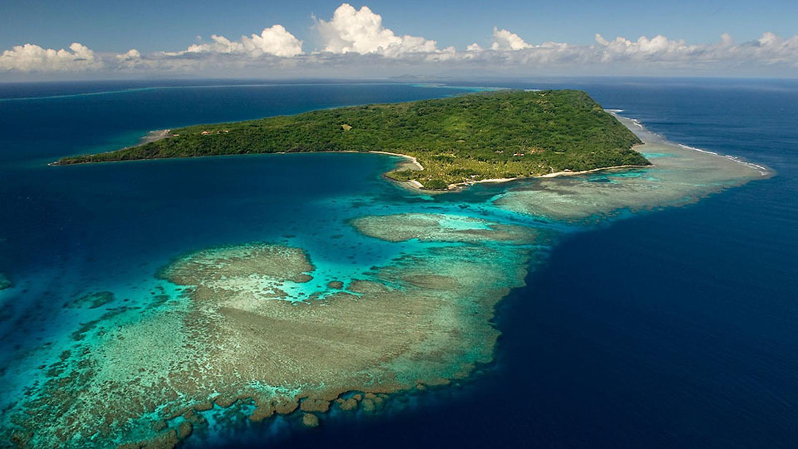 Imatge aèria de la paradisíaca illa de Wakaya / CONCIERGE AUCTIONS